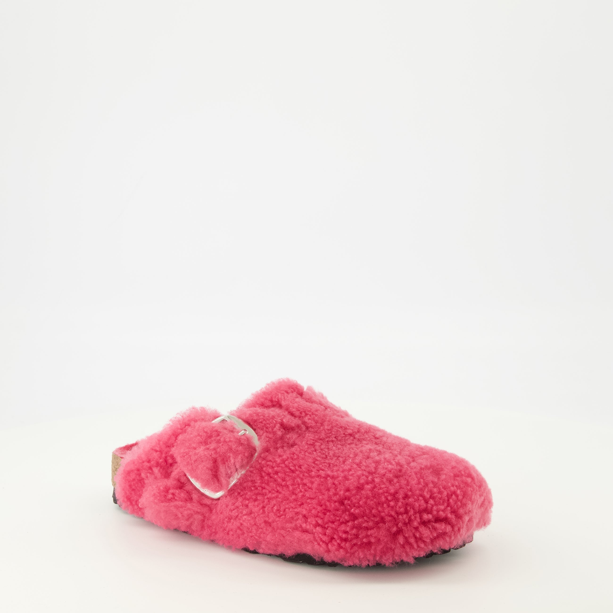 Mules Boston en teddy rose