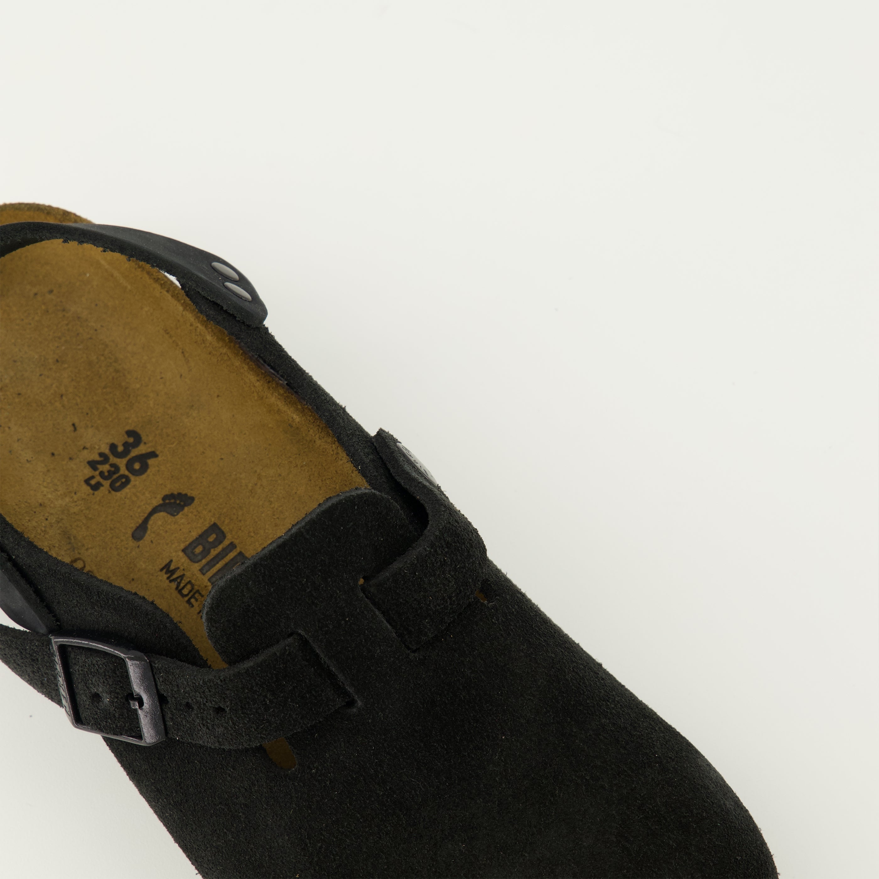 Mules Tokio en suède noir