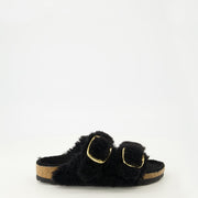 Sandales Arizona en teddy noir