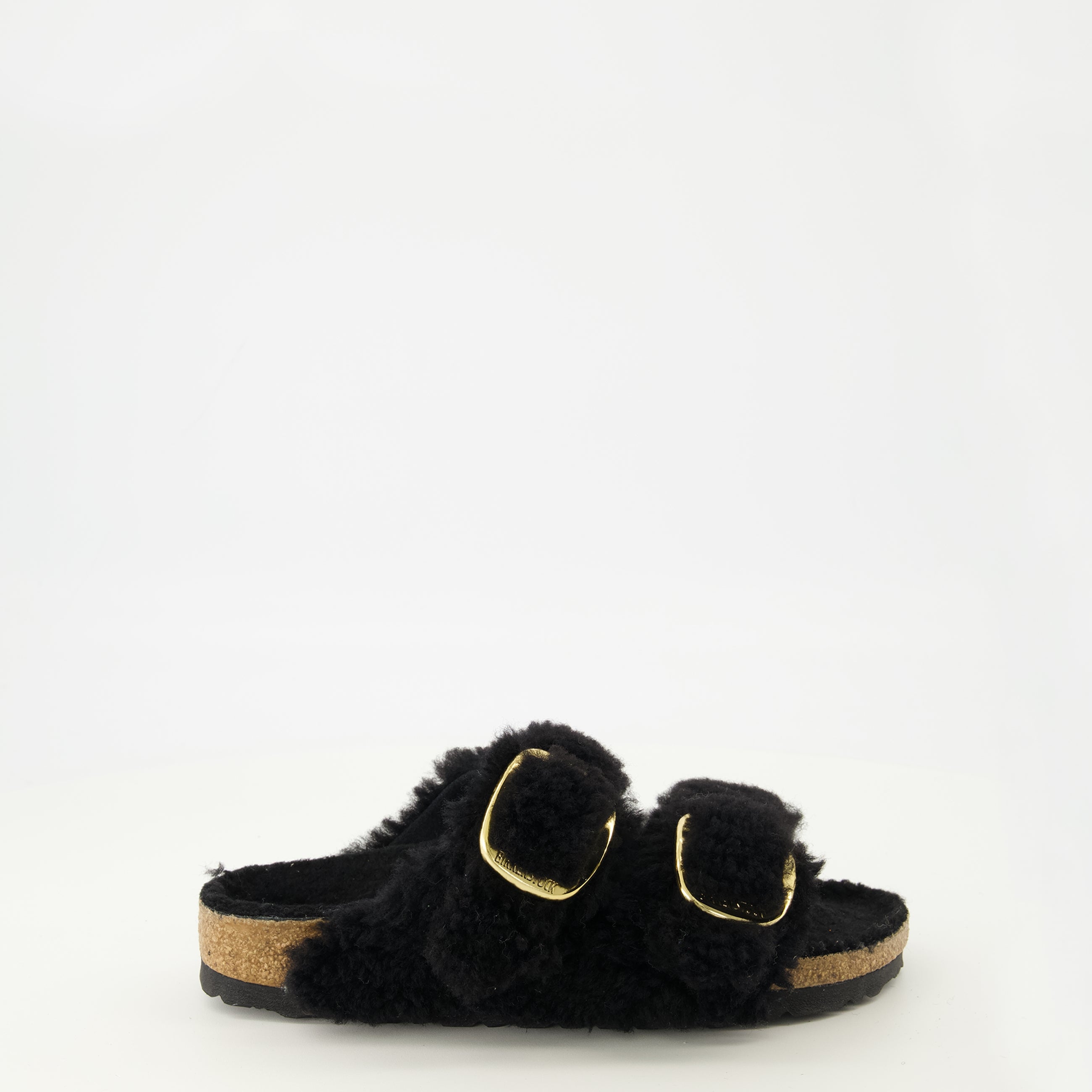Sandales Arizona en teddy noir