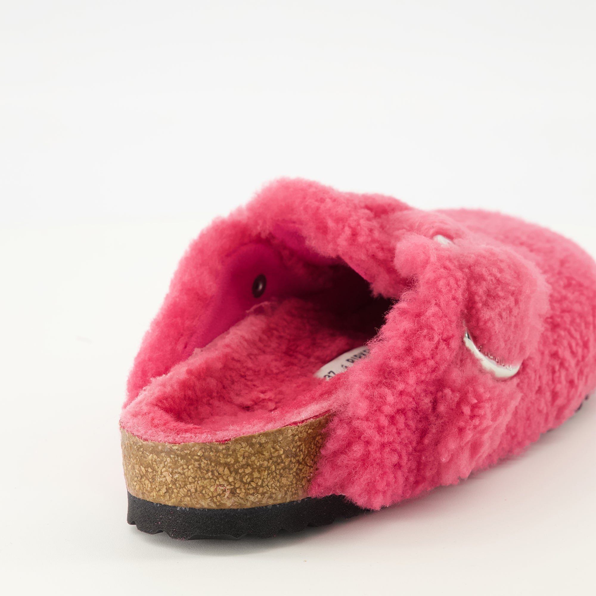 Mules Boston en teddy rose