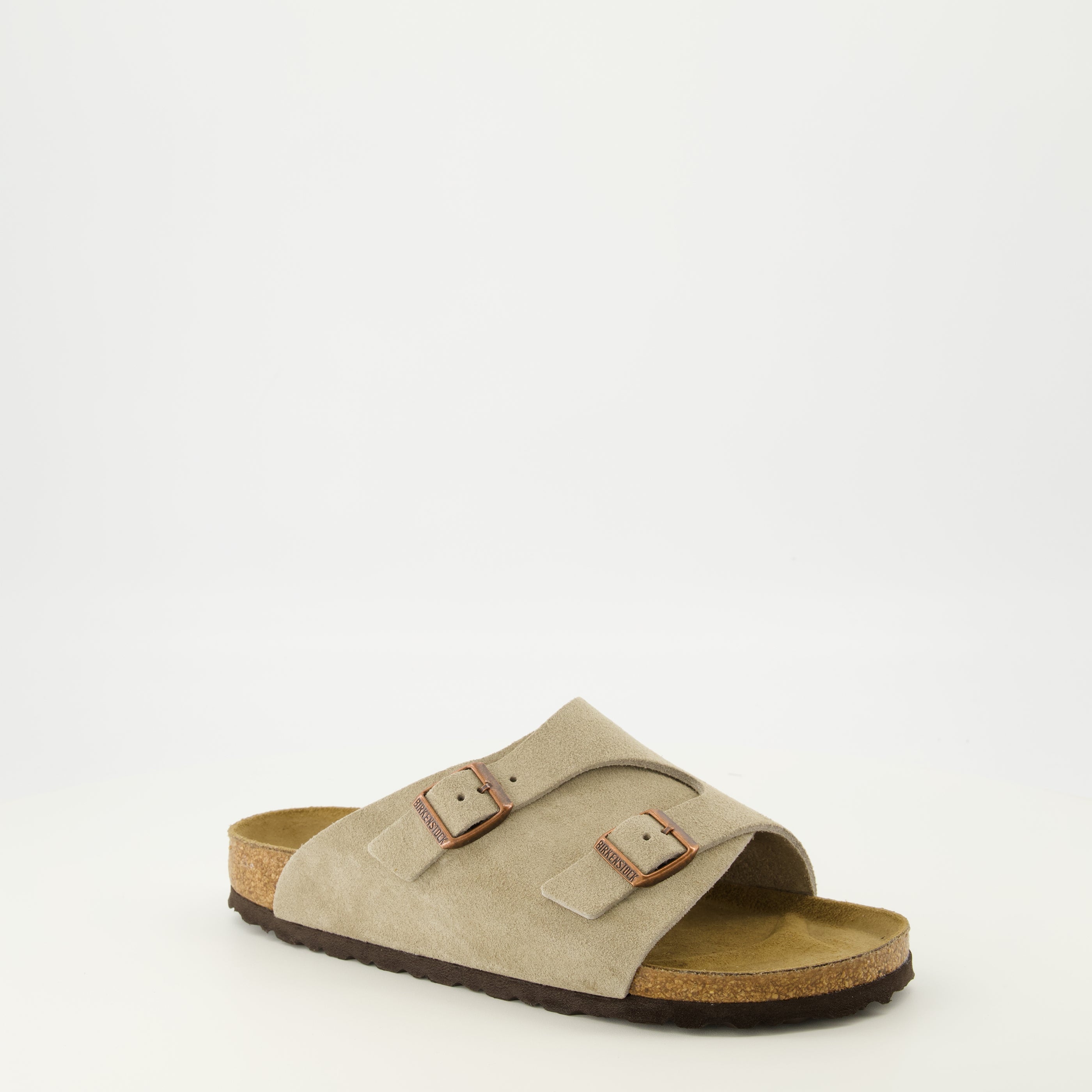 Sandales Zürich beige en suède
