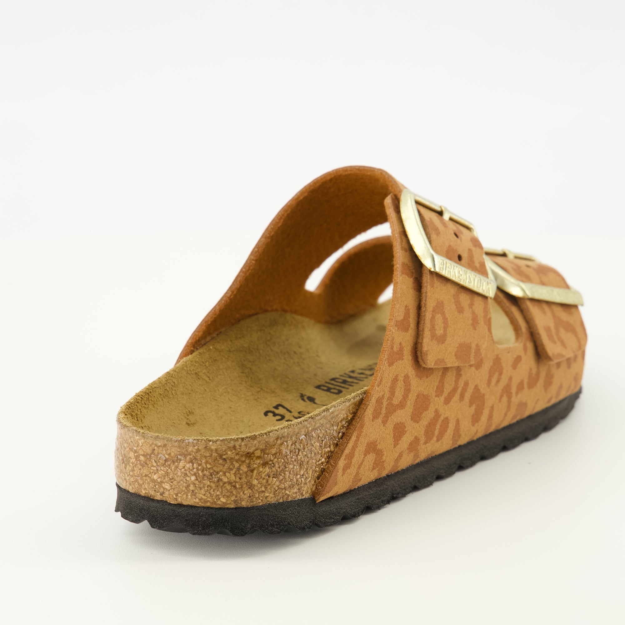 Sandales Arizona motif léopard marron
