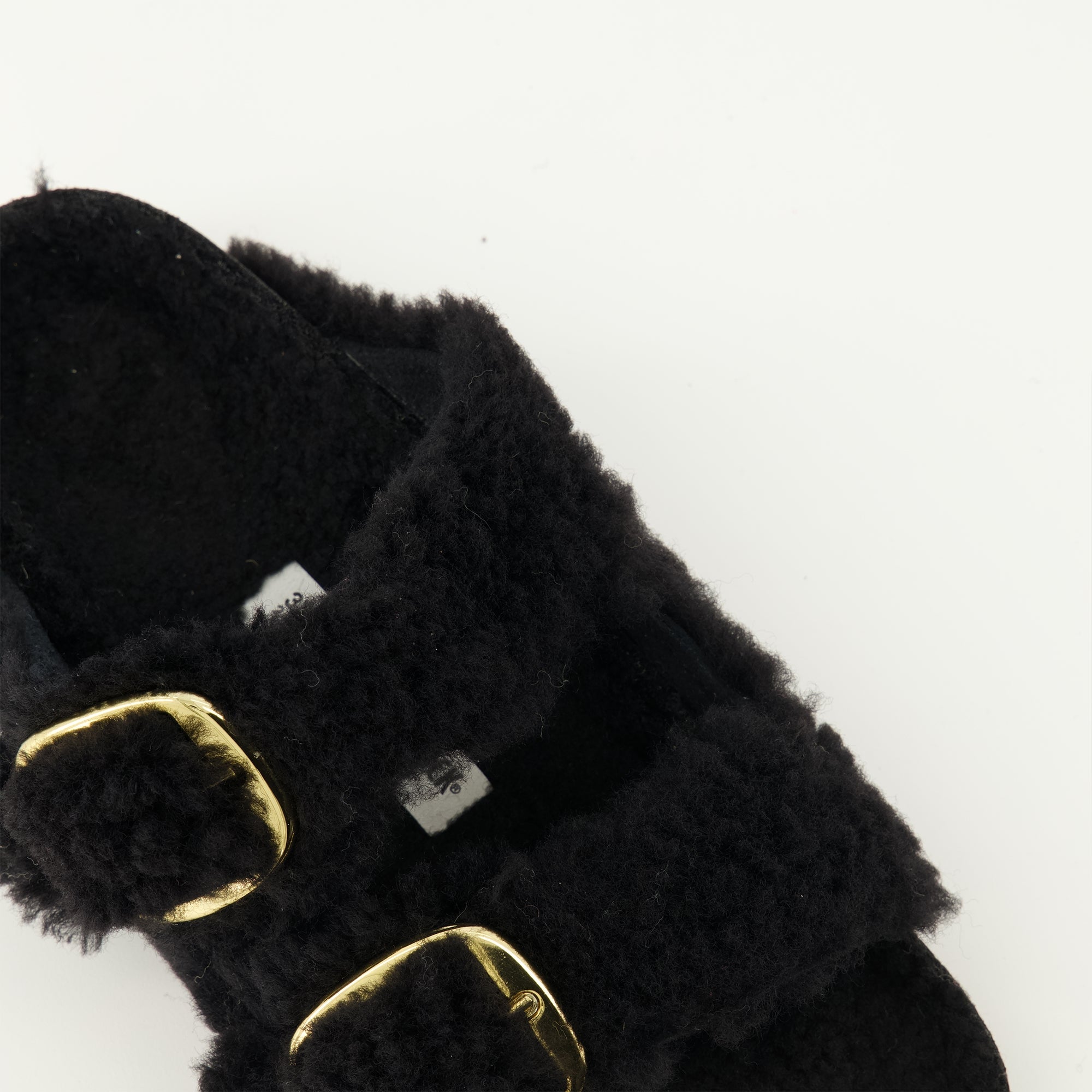 Sandales Arizona en teddy noir