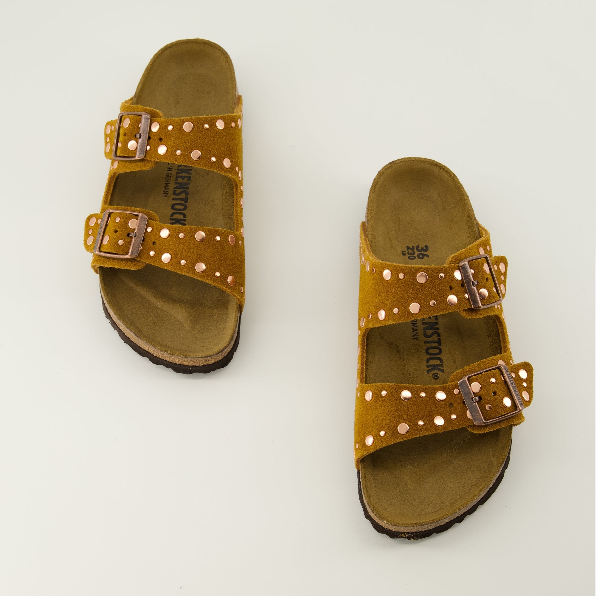Sandales Arizona Rivet marron