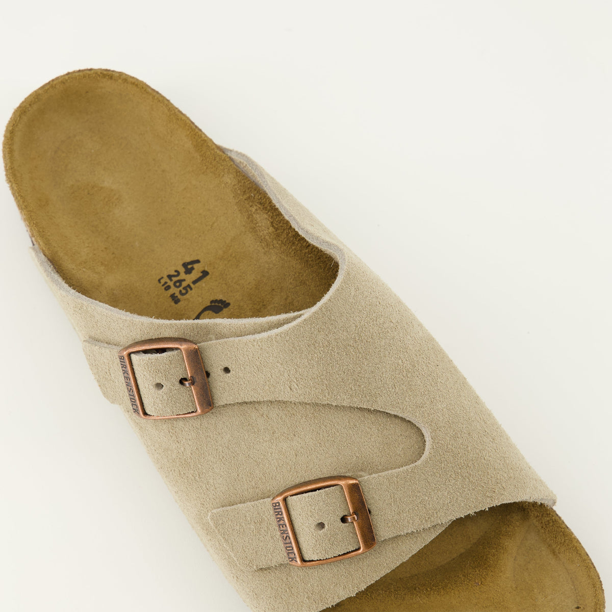 Sandales Zürich beige en suède