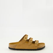 Sandales Florida marron en cuir nubuck