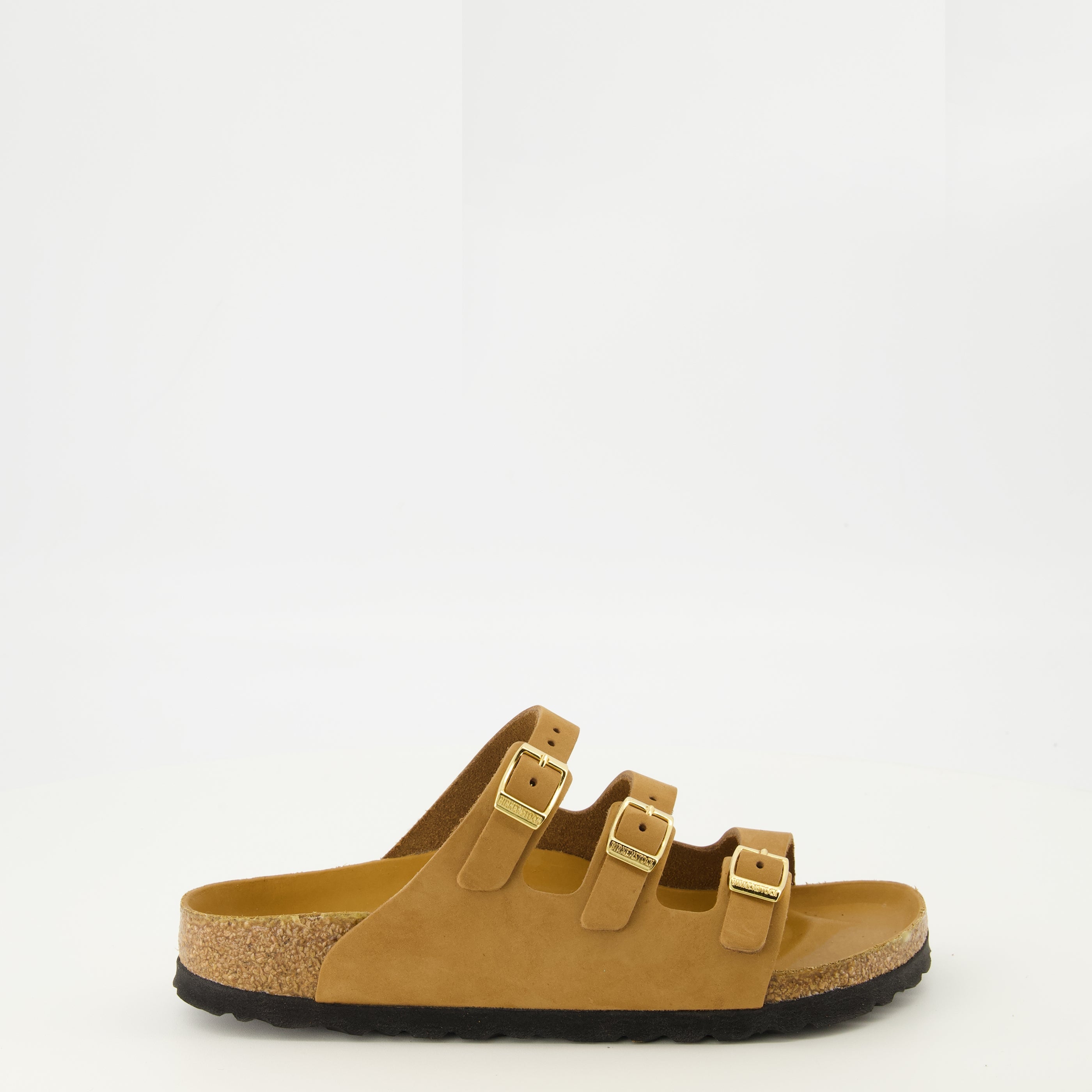 Sandales Florida marron en cuir nubuck