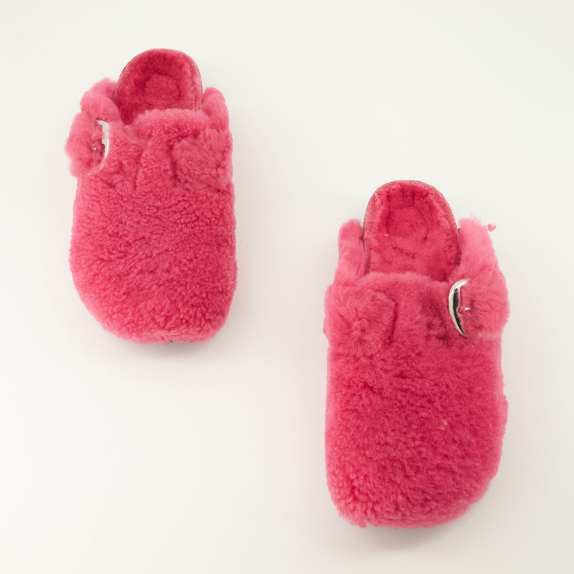 Mules Boston en teddy rose