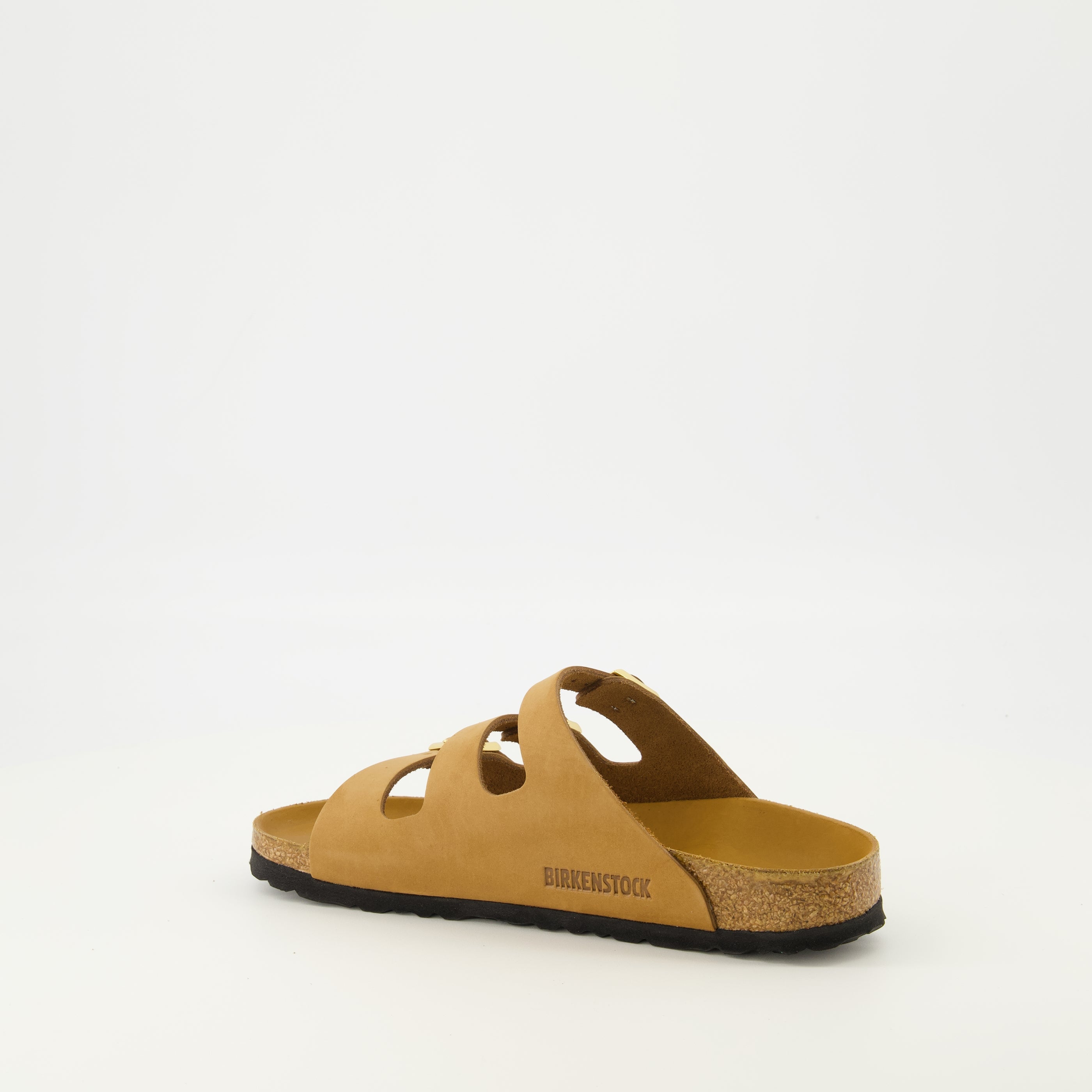 Sandales Florida marron en cuir nubuck
