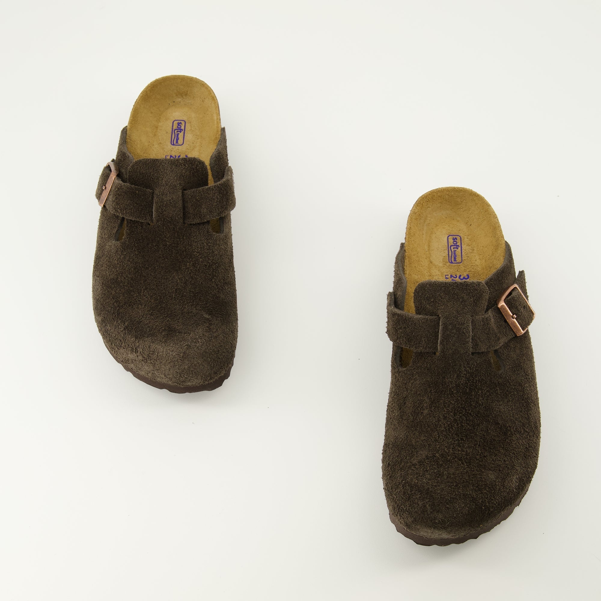 Mules Boston marron