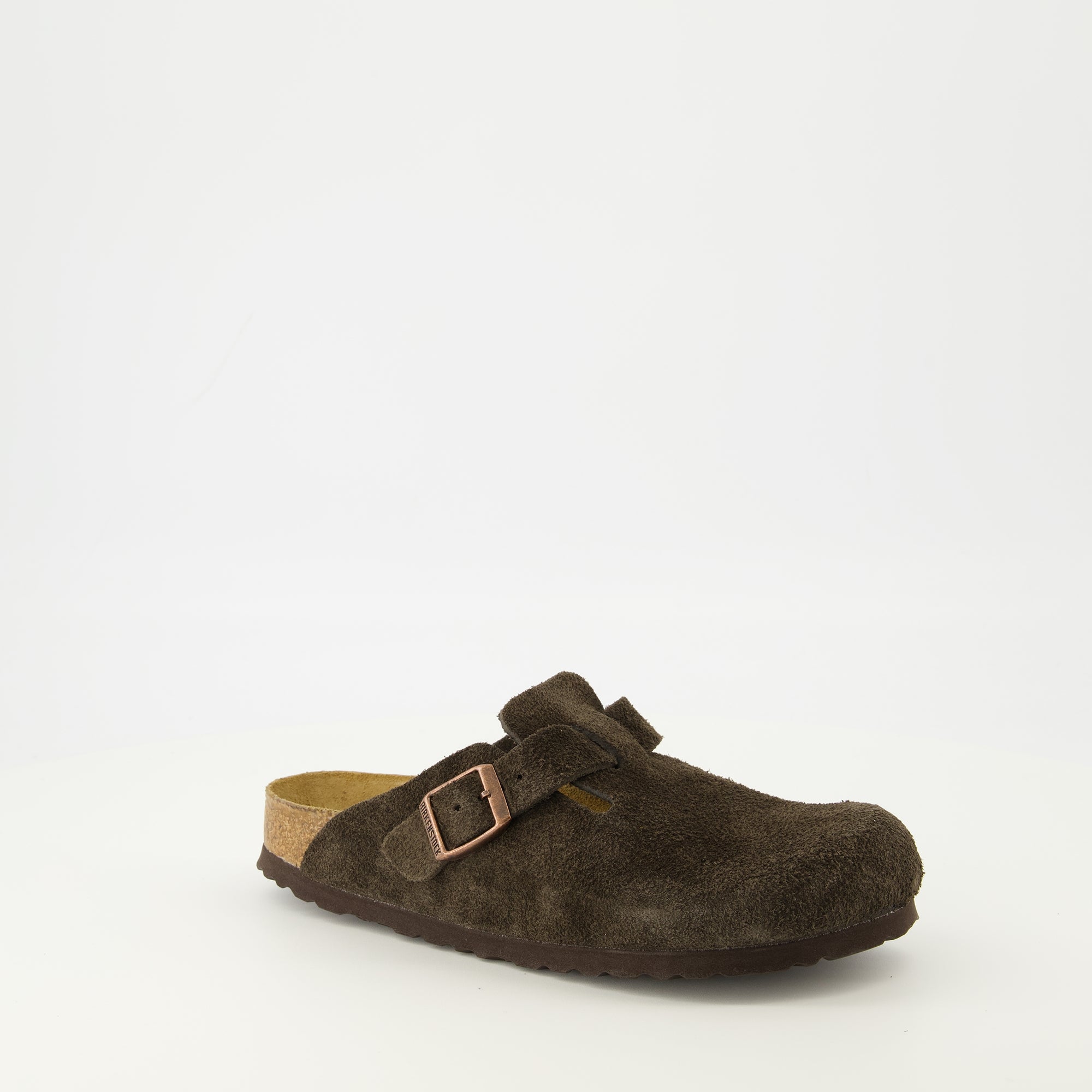 Mules Boston marron