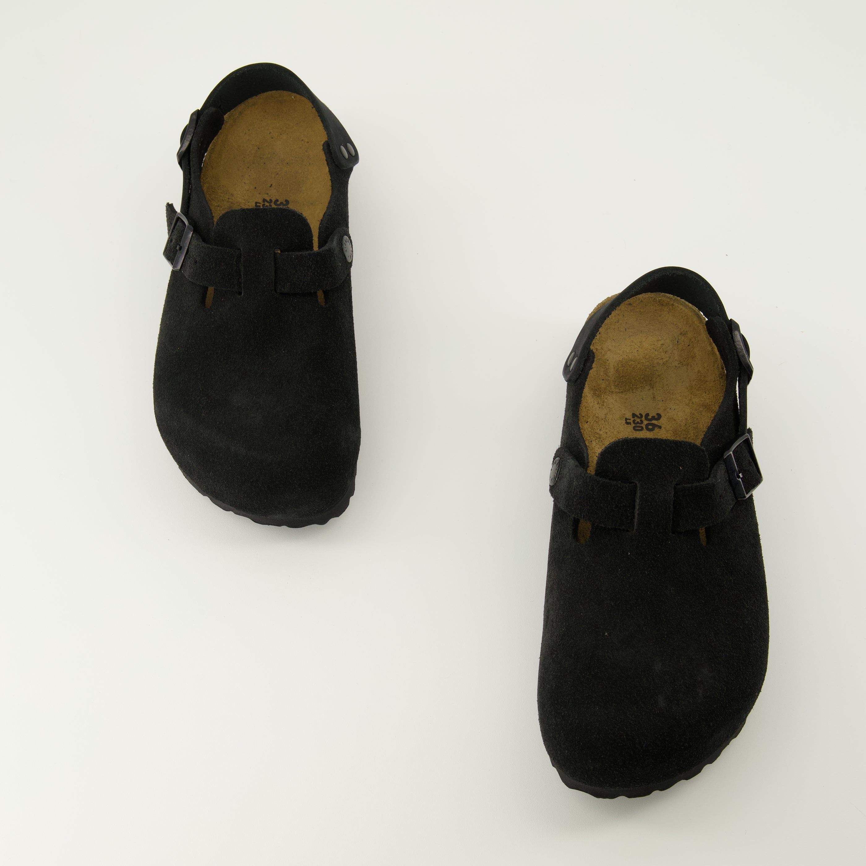 Mules Tokio en suède noir