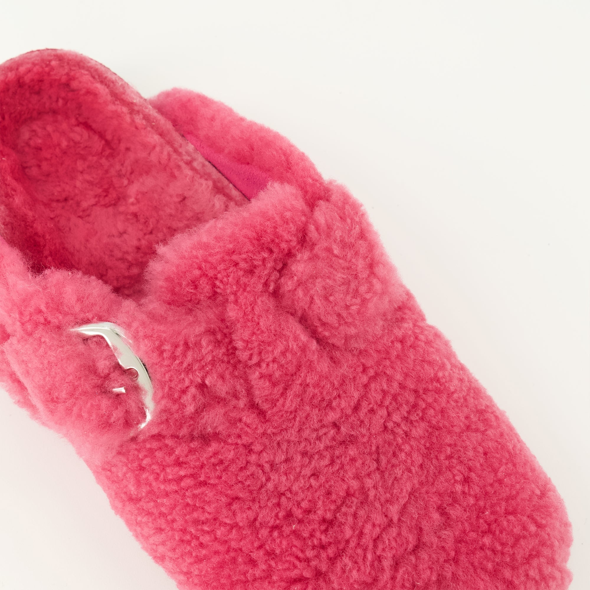 Mules Boston en teddy rose