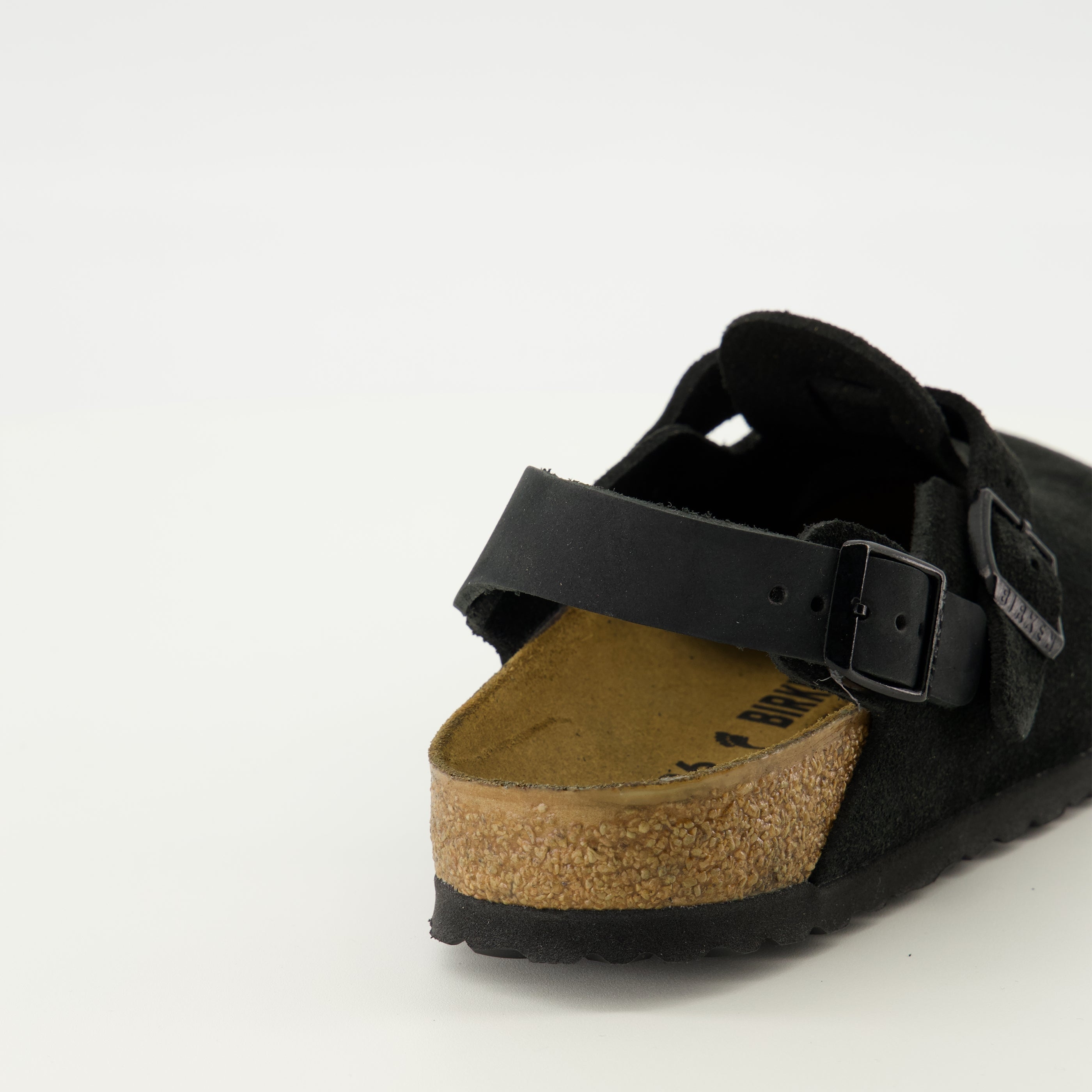 Mules Tokio en suède noir